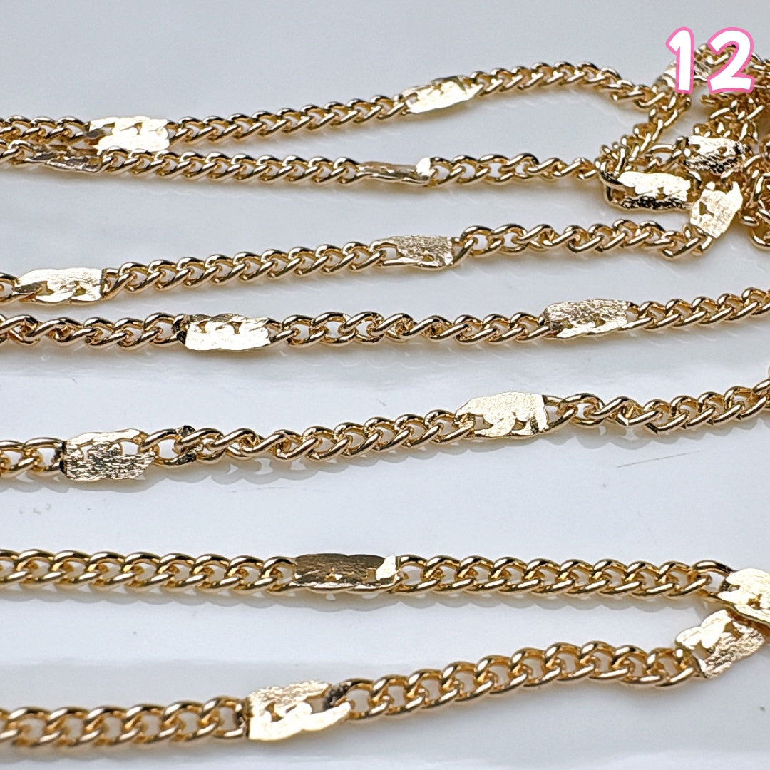 A960 多種類メタルチェーンコレクション ✦ ハンドメイドアクセサリーパーツ ✦ ネックレス・ブレスレットに最適