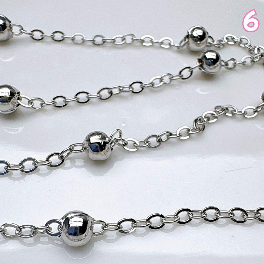 A960 多種類メタルチェーンコレクション ✦ ハンドメイドアクセサリーパーツ ✦ ネックレス・ブレスレットに最適