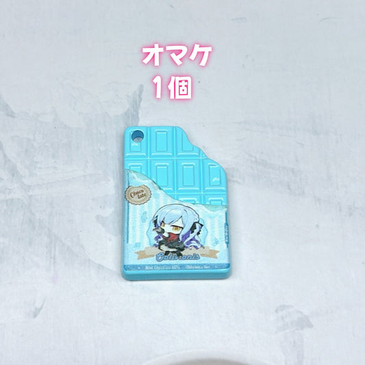 A843 チョコレートスイートハートアクリルミックス(ハート/リボン/ジンジャークッキー/カップ)