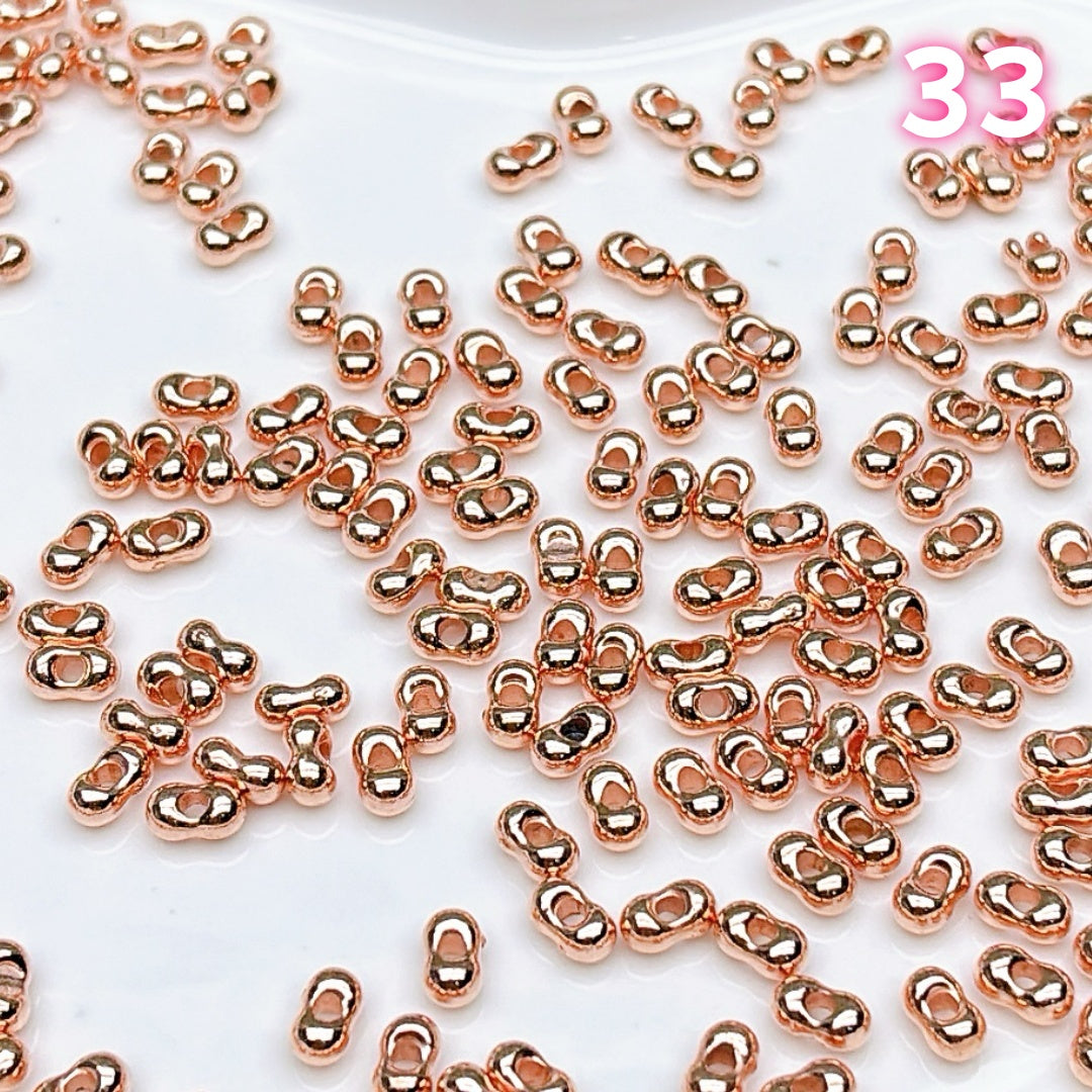 YKL2 アクリルピーナッツビーズ アクリル基本パーツ & 定番パーツ