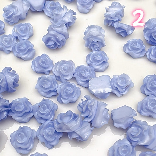 ソフトグルー小さめローズDIYパーツ 7mm 78番