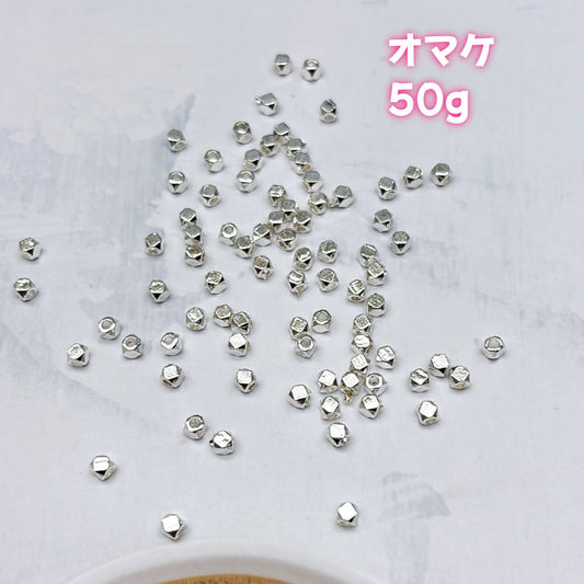 A734  クリア×ブルー×ゴールド系アクリルパーツ — 透明感と華やかさを兼ね備えたハンドメイド素材