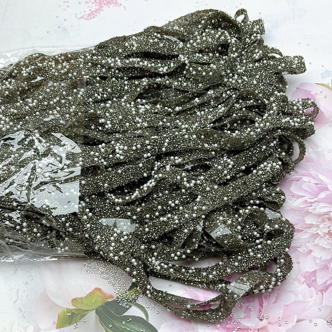 満天星ラインストーンテープ – 銀河みたいに輝くロマンチックパーツ  39番