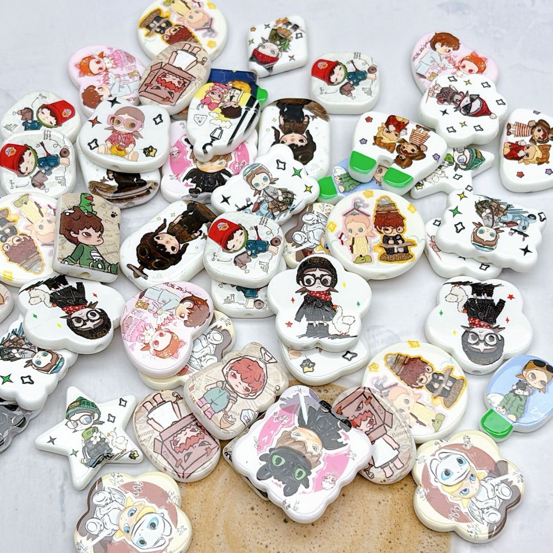 カートゥーンDIYパーツセット — シンプルで映える手作りアクセサリー   90番