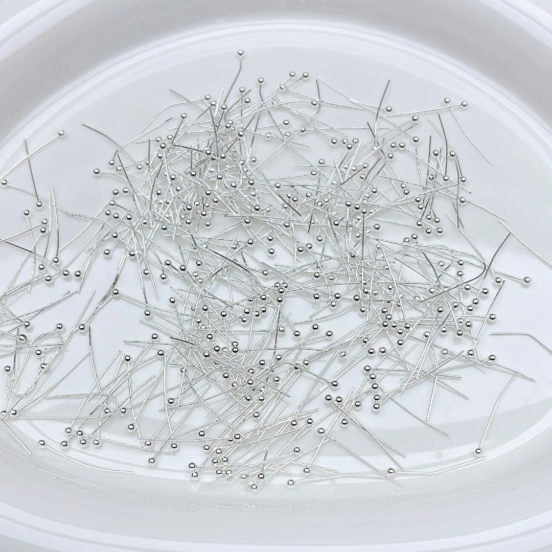 A579 薔薇専用銅製丸ピン /9字ピン   - 繊細でしっかり留まるハンドメイド用パーツ