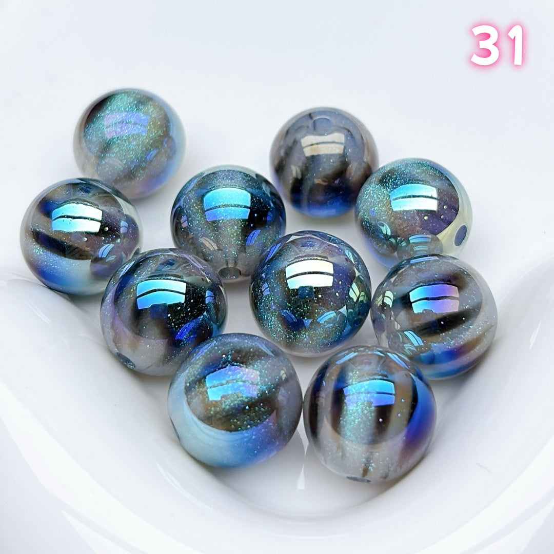 A817  復刻版樹脂ビーズ16mm – つややかで丸みのある定番デザイン、手作りに映える復活パーツ
