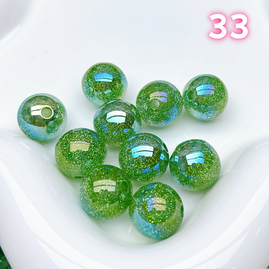 A817  復刻版樹脂ビーズ16mm – つややかで丸みのある定番デザイン、手作りに映える復活パーツ