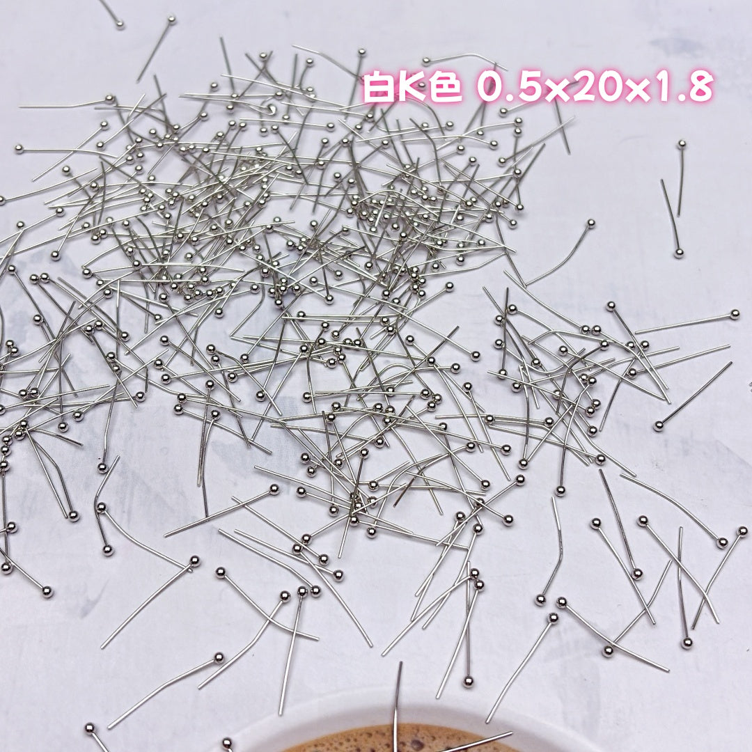 A923  薔薇専用銅製丸ピン ✦ ハンドメイドアクセサリーパーツ ✦ DIY必須金具 🔥