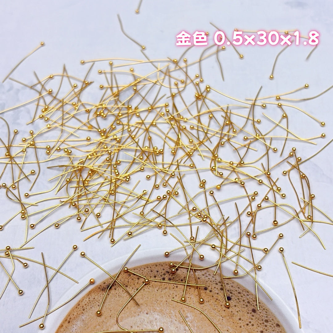 A923  薔薇専用銅製丸ピン ✦ ハンドメイドアクセサリーパーツ ✦ DIY必須金具 🔥