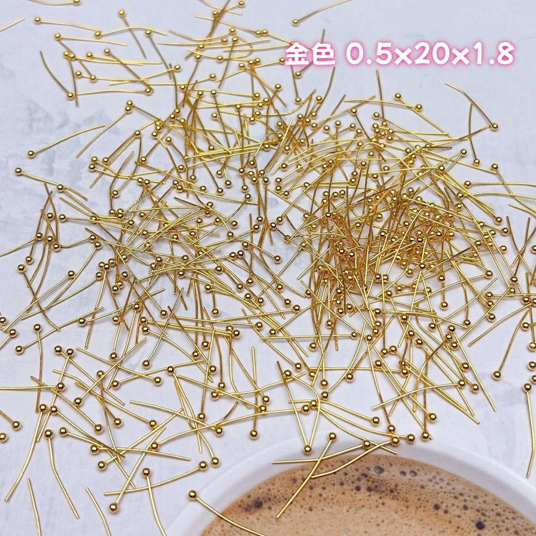 A923  薔薇専用銅製丸ピン ✦ ハンドメイドアクセサリーパーツ ✦ DIY必須金具 🔥