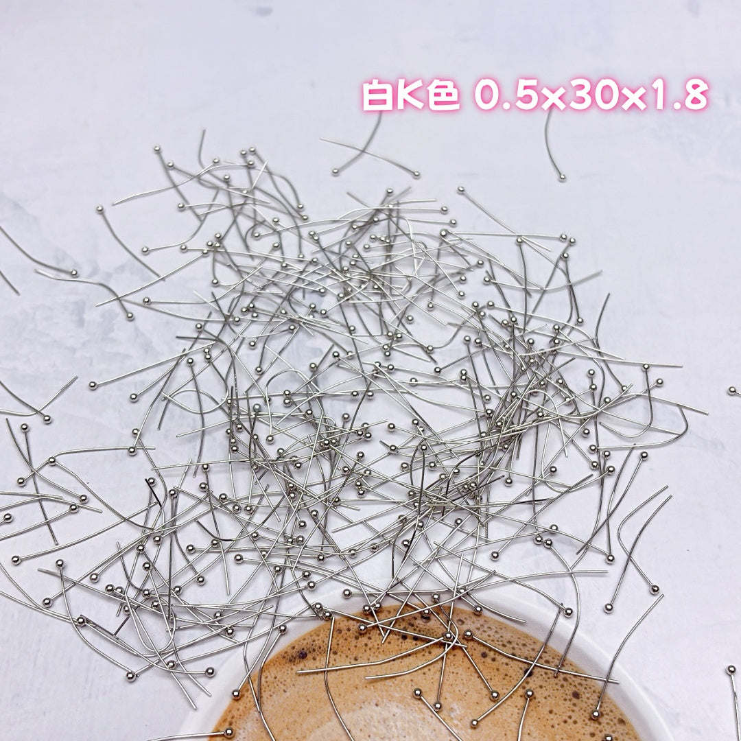 A923  薔薇専用銅製丸ピン ✦ ハンドメイドアクセサリーパーツ ✦ DIY必須金具 🔥