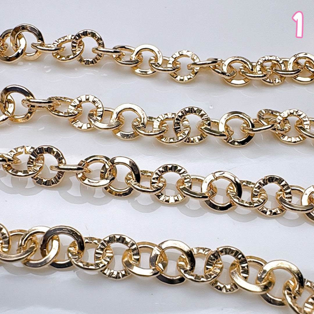 A960  多種類メタルチェーンコレクション ✦ ハンドメイドアクセサリーパーツ ✦ ネックレス・ブレスレットに最適