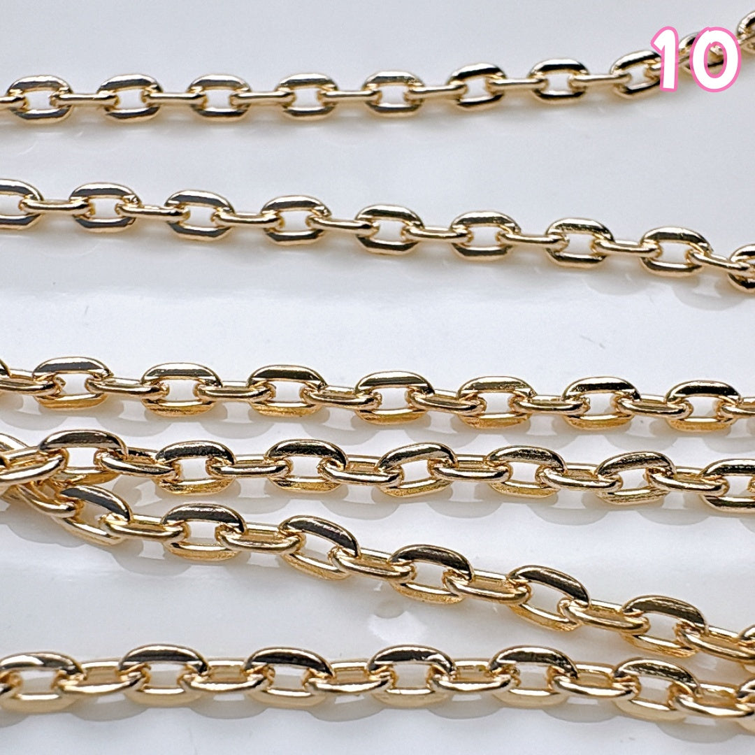 A960  多種類メタルチェーンコレクション ✦ ハンドメイドアクセサリーパーツ ✦ ネックレス・ブレスレットに最適