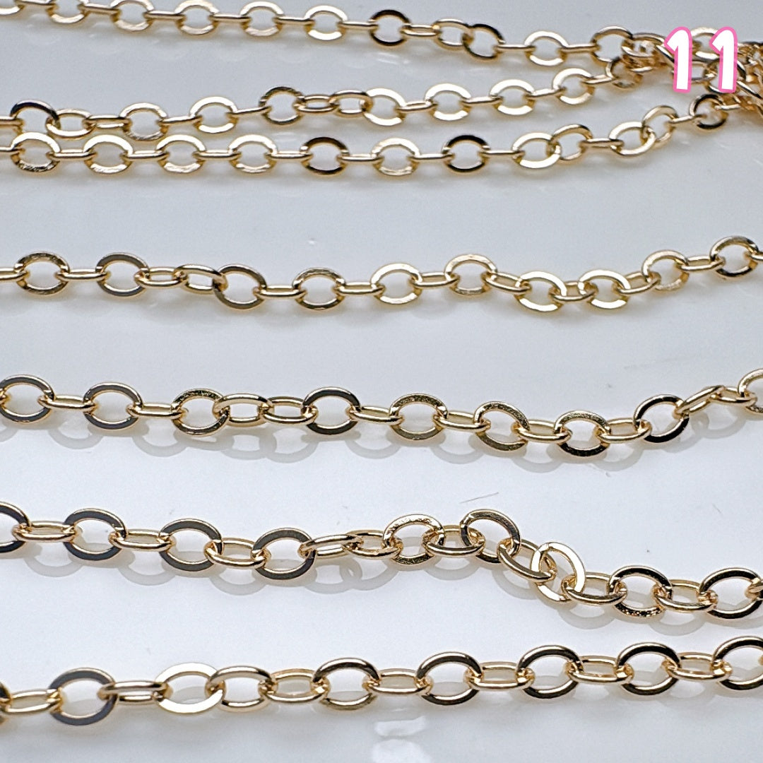 A960  多種類メタルチェーンコレクション ✦ ハンドメイドアクセサリーパーツ ✦ ネックレス・ブレスレットに最適