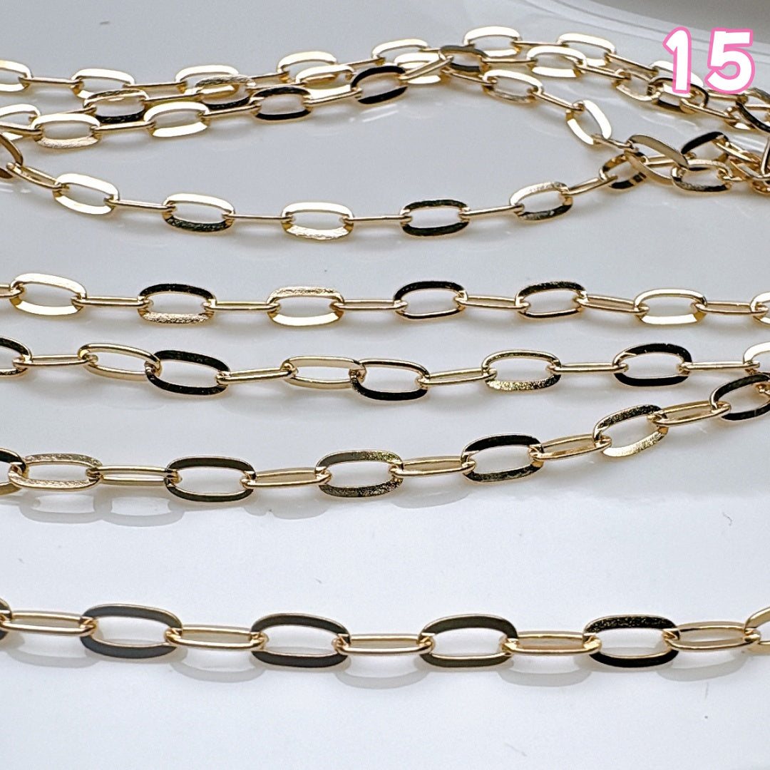 A960  多種類メタルチェーンコレクション ✦ ハンドメイドアクセサリーパーツ ✦ ネックレス・ブレスレットに最適