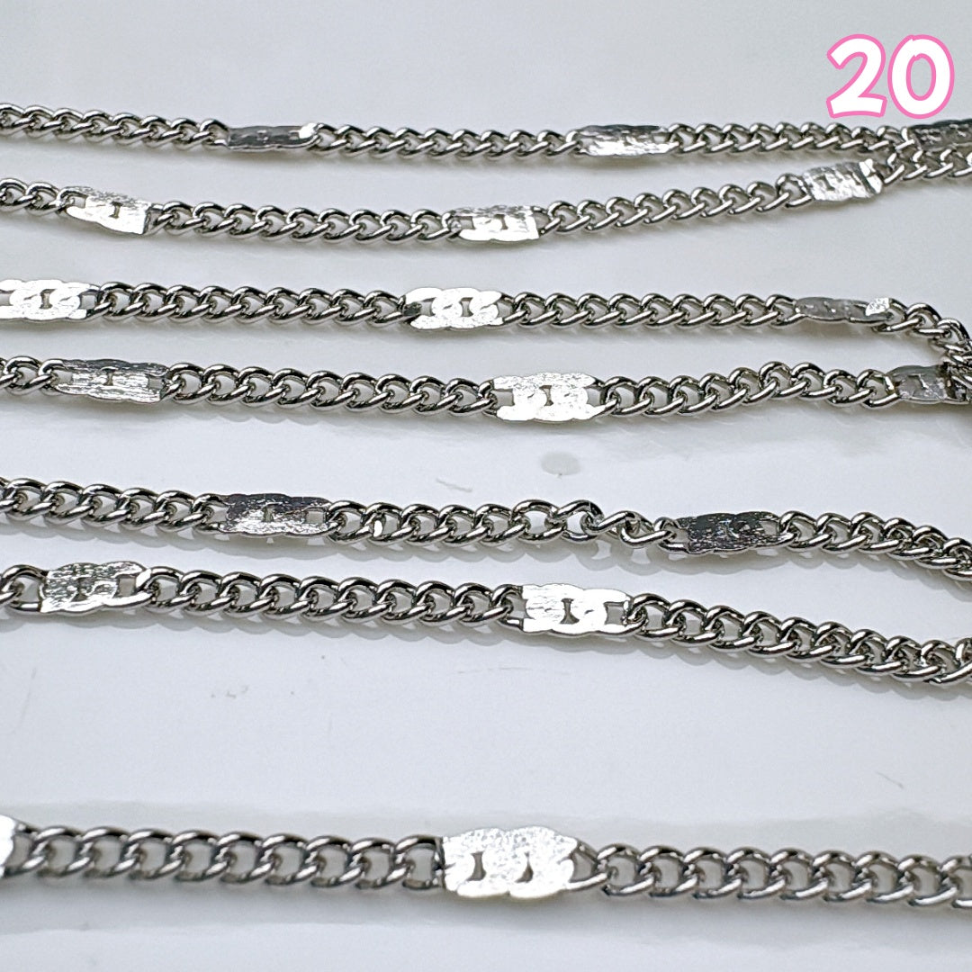 A960  多種類メタルチェーンコレクション ✦ ハンドメイドアクセサリーパーツ ✦ ネックレス・ブレスレットに最適