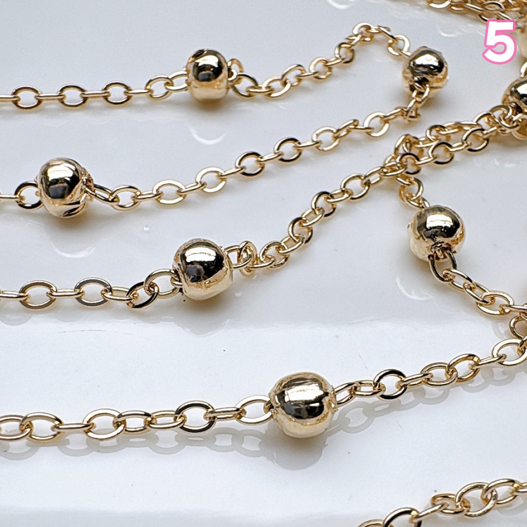 A960  多種類メタルチェーンコレクション ✦ ハンドメイドアクセサリーパーツ ✦ ネックレス・ブレスレットに最適