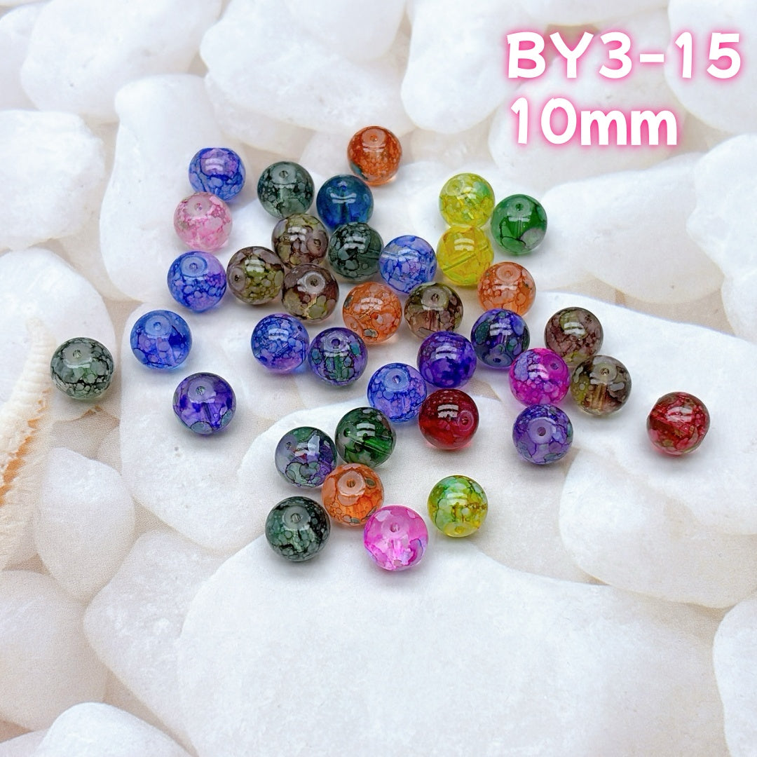 BY3：ガラスビーズ 100円卸売｜お得でかわいい新作どんどん追加中！
