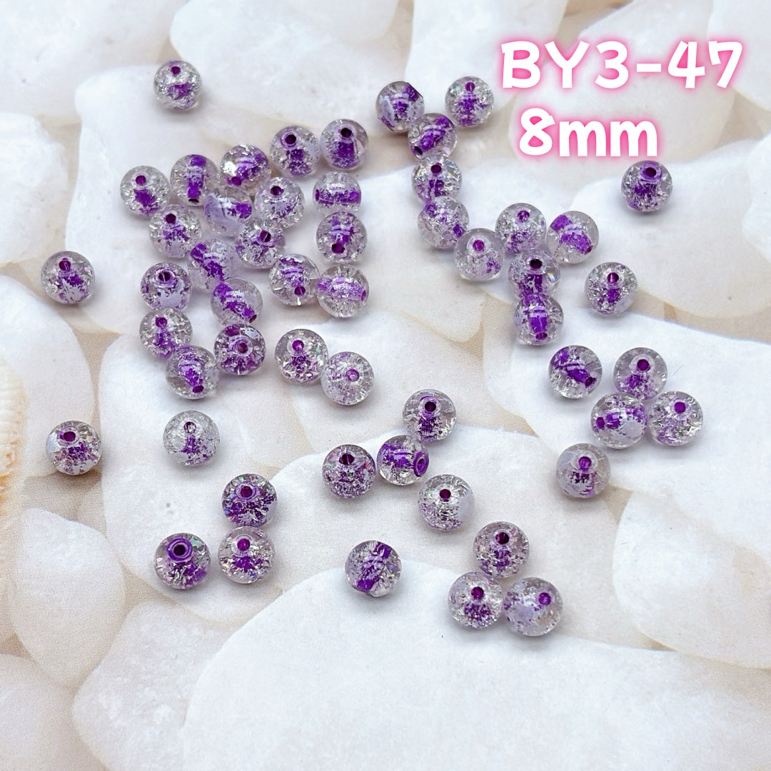 BY3：ガラスビーズ 100円卸売｜お得でかわいい新作どんどん追加中！