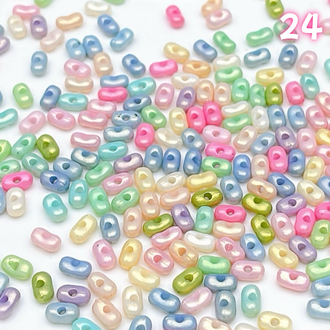 YKL2    アクリルピーナッツビーズ  アクリル基本パーツ & 定番パーツ